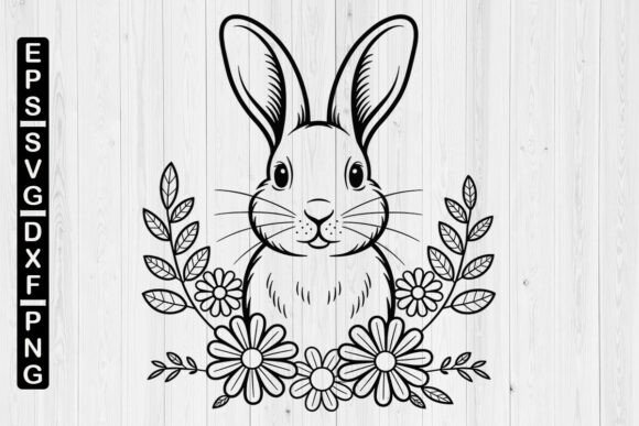 Bunny SVG Files for Easter Crafts and Design