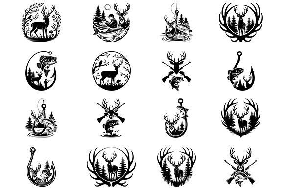 Deer Hunting SVG & Bass Fishing Deer Bundle: Unlocking New Creative Workflows for Outdoor-Themed Design Projects