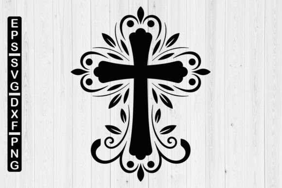 Floral Cross SVG Collection for Faith-Focused Design Projects