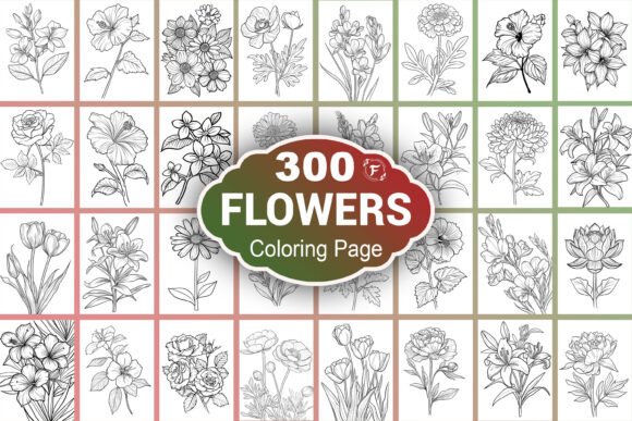 Flowers Coloring Page for Creative Minds