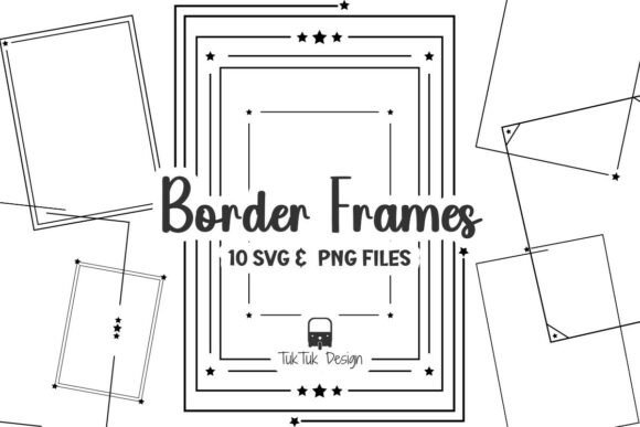 Rectangle Border Frame SVG PNG Bundle: A Versatile Design Resource for Professionals and Creatives