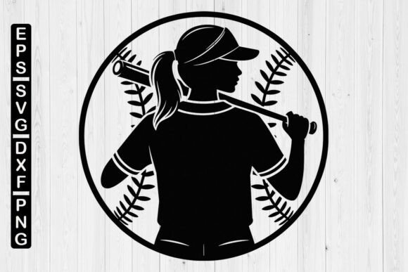 Softball Girl Svg for Creative Projects